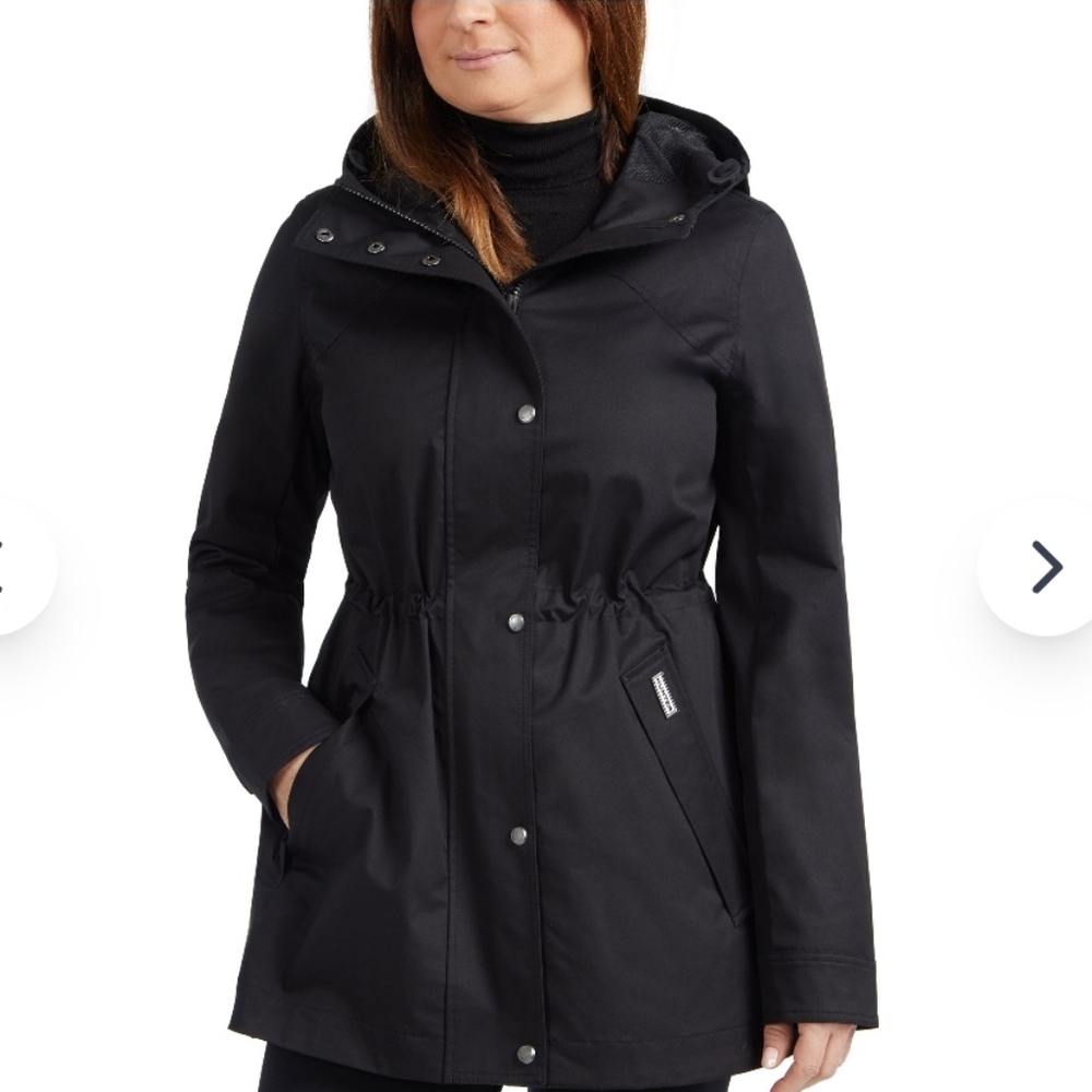 Hunter Women's Black Water Resistant Utility Jacket - XS